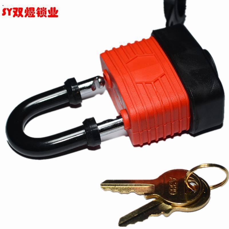 Cerradura impermeable de caucho inoxidable cerradura eléctrica antirrobo cerradura de cobre al aire libre cerradura a prueba de lluvia cerradura a prueba de óxido cerradura de puerta de estacionamiento núcleo de cerradura