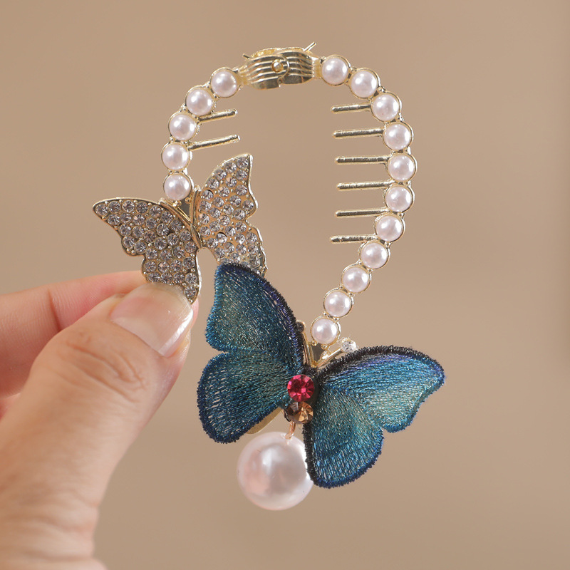 Bolas DE LOS NIÑOS clip de pelo de alta Cola de Caballo temperamento espalda Cabeza chica horquilla updo artefacto hembra Cola de Caballo hebilla tocado