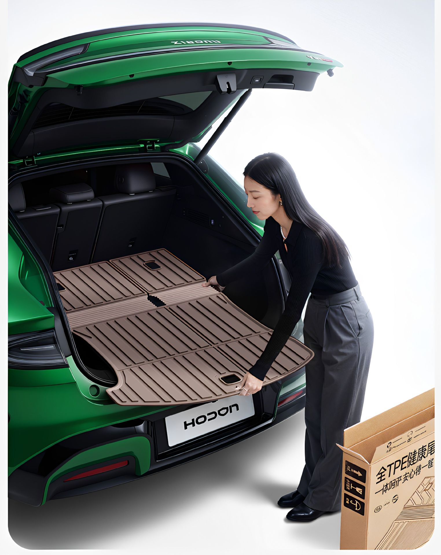 Suitable for the new generation Li Auto L6, TPE car interior modification integrated trunk mat accessories