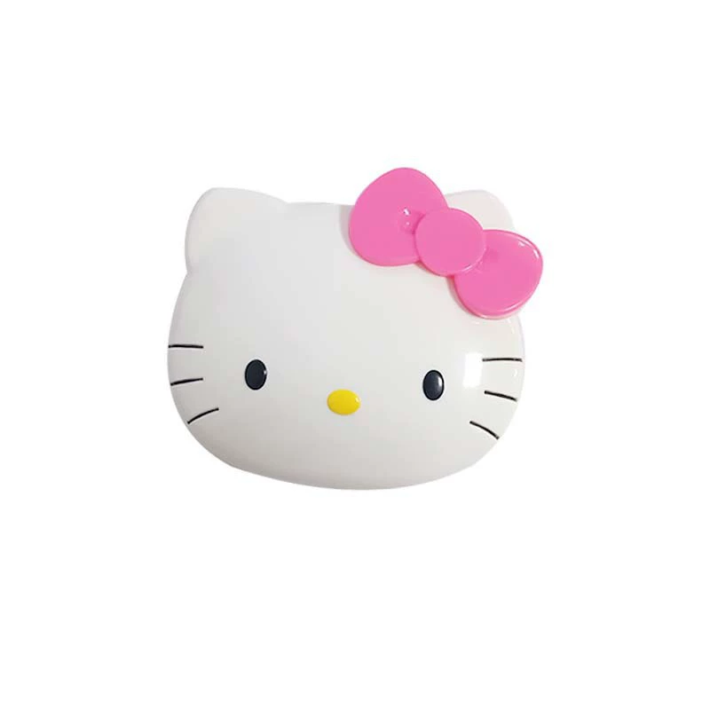 Складное зеркало Hello Kitty 10×8 см, маленькое портативное зеркало с набором кистей и материалов для DIY