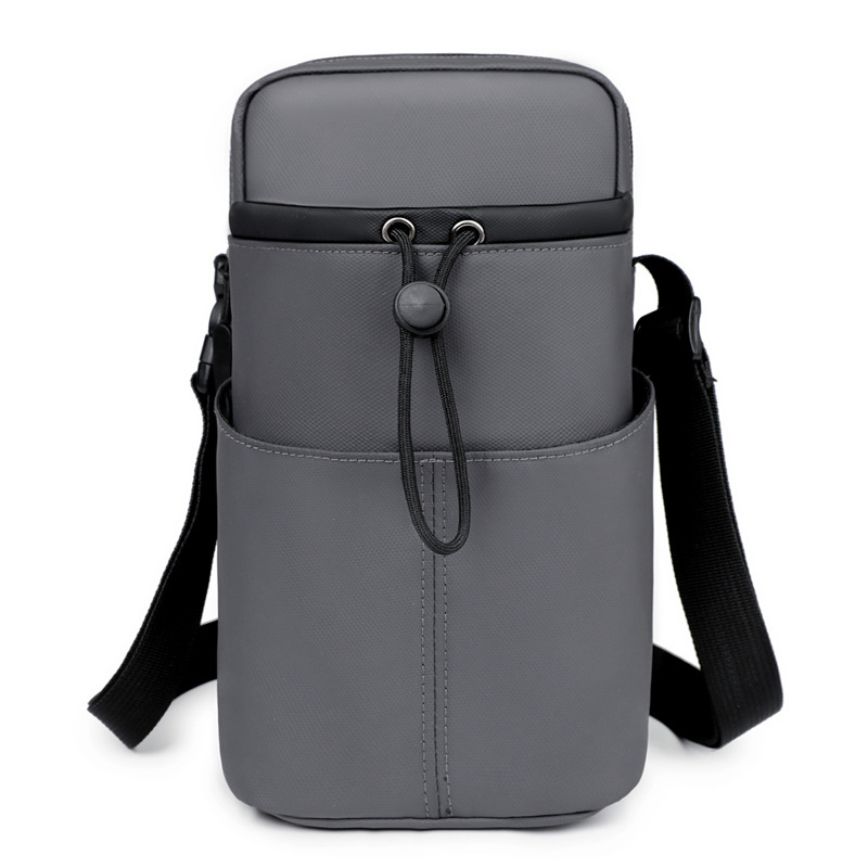 Bolsa de botella de agua de succión magnética de fitness con bolsa de taza de agua de imán bolsa de almacenamiento de taza de agua especial de gimnasio de gran capacidad bolsa diagonal hombre