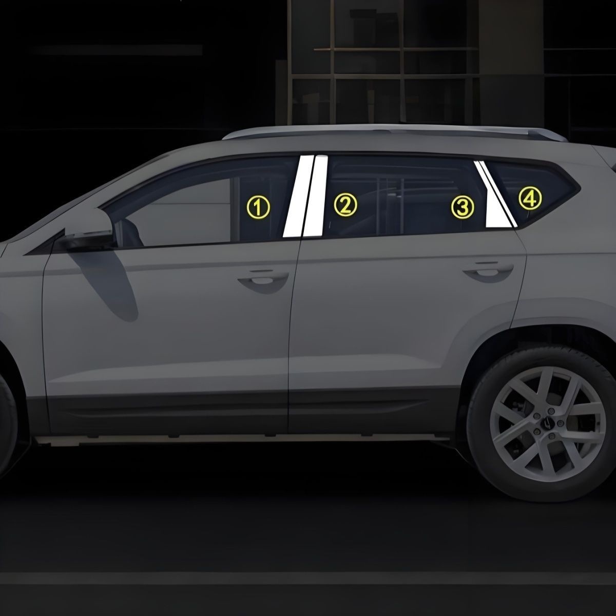 Suitable for Jetta Vs5 Stainless Steel Window Trim Strips, Jetta Vs5 Modified Special Window Trim Accessories, Window Trim Strips