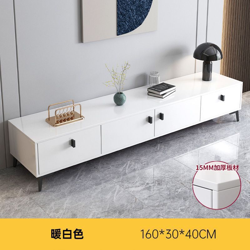 Mueble de TV moderno nórdico, apartamento pequeño, mueble de TV de pierna de madera maciza simple, mueble de pared para el hogar, mueble de TV telescópico, sala de estar