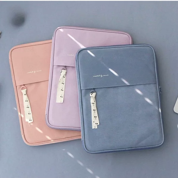 Korea ipad tablet storage bag simple shockproof 12.9/13.3 inch mac laptop liner ins