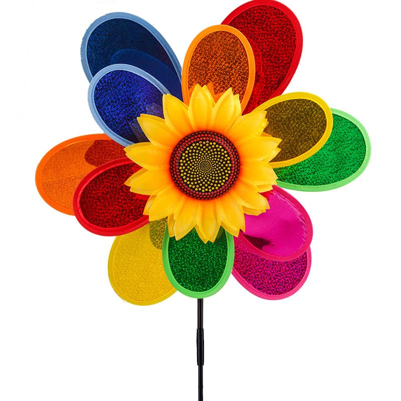 Double-layer windmill toy