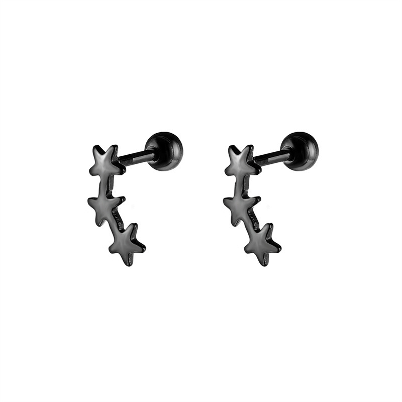 Ear Studs Classification 1 Piece Elegant Geometric Plating Stainless Steel Ear Studs