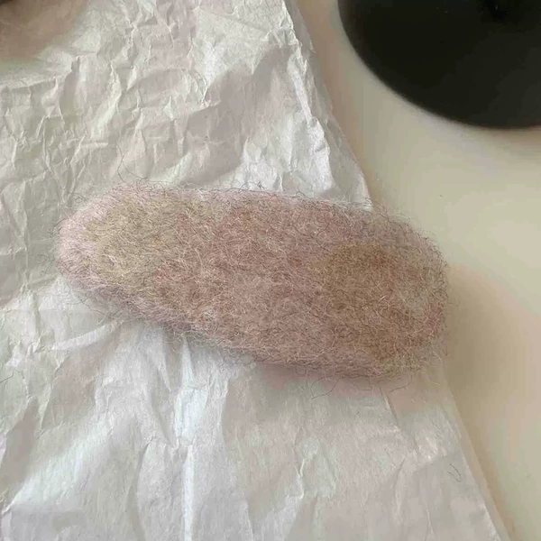 Plush simple light pink