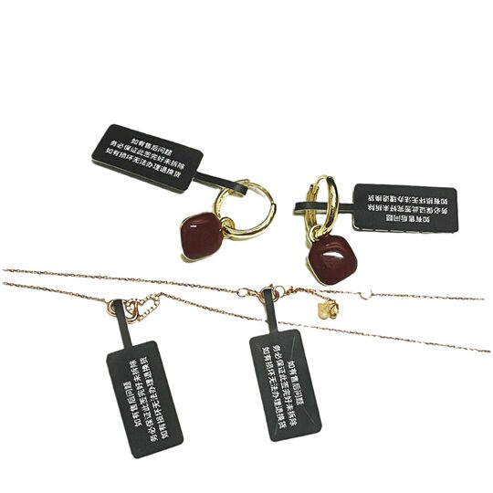 Jewelry Bag Jewelry Glasses Anti-disassembly Label Anti-adjustment Bag Anti-counterfeiting Anti-theft Buckle Return Label Jewelry Anti-tear Tag