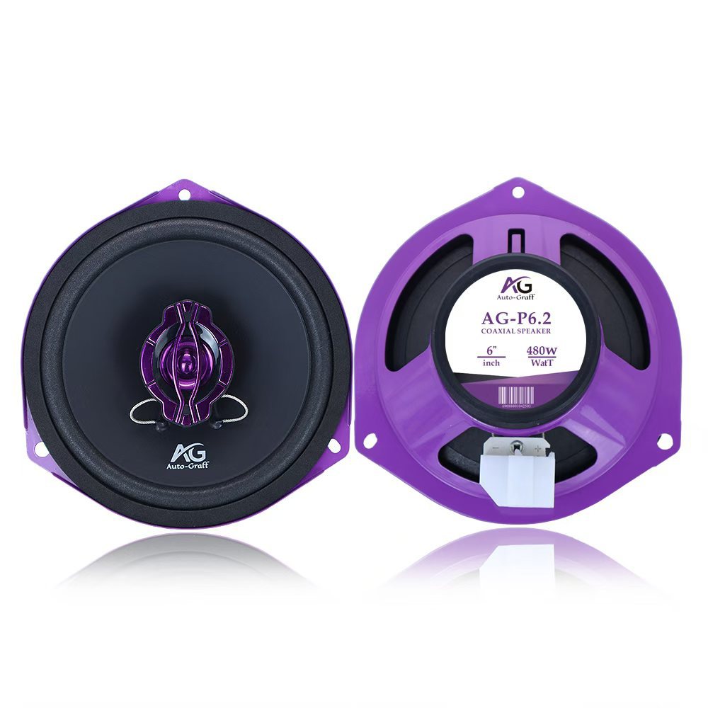 Car Audio Modification 6.5inch Coaxial Speaker Triangle Mid-Bass Car-Mounted Modified Speaker Ag-P6.0