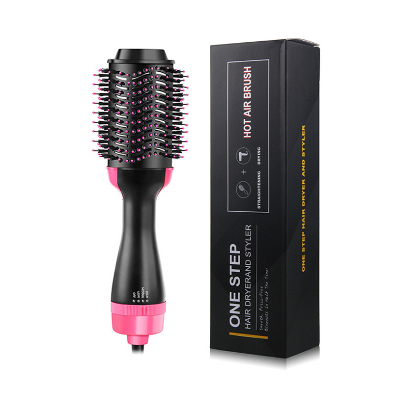 Cross-border multifuncional rizar barra de cabello pein de aire caliente rizar pein de cabello secador de cabello rizador de cabello estilo de cabello recto pein de cabello caliente eléctrico image 8