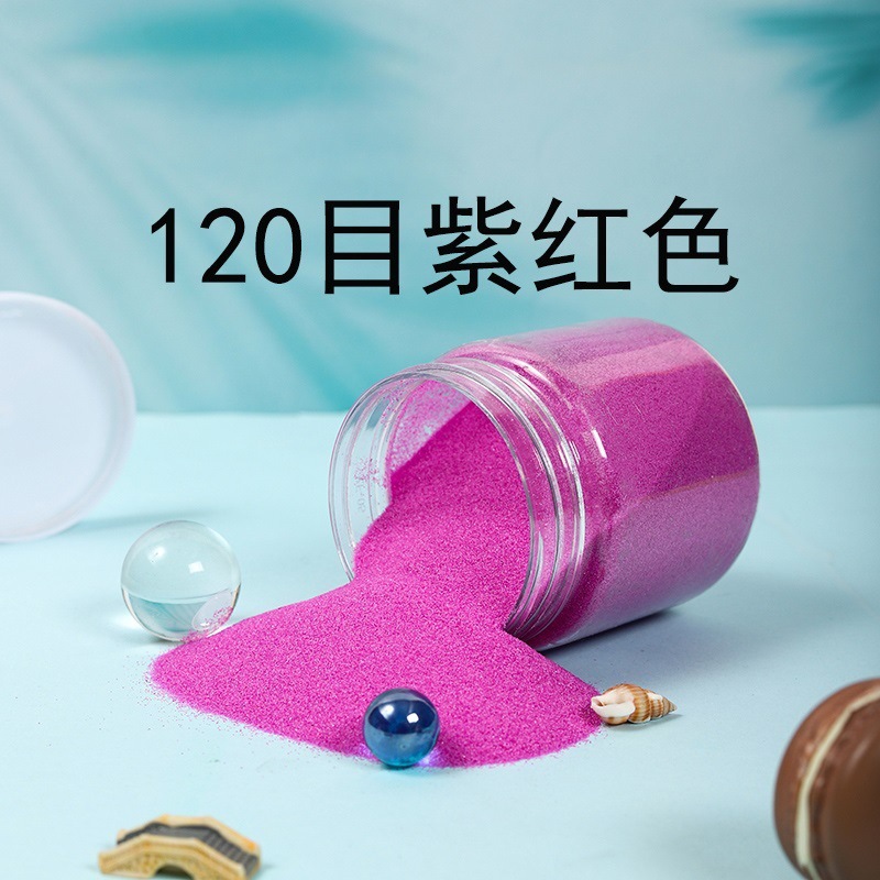 120 malla jardín de infantes color arena material fino deseo arena diy juego hecho a mano arena pintura de arena pintura de botella de arena arena color arena