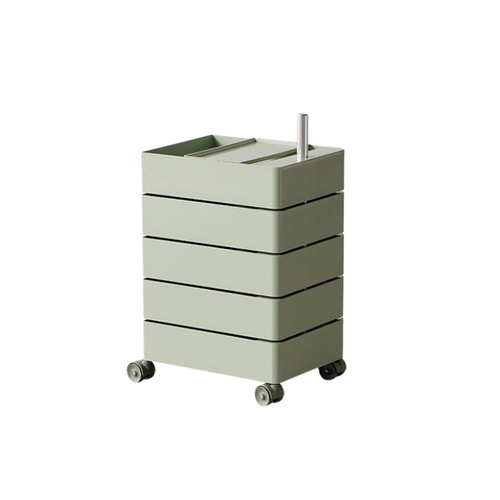 Rotating storage cabinet, movable bedside table, Ins side cabinet, minimalist Nordic storage cabinet, trendy makeup storage cabinet