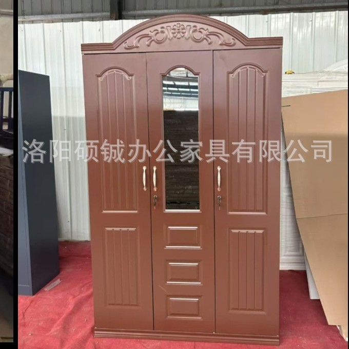 Armario de acero prensado para comercio exterior, armario grabado, armario metálico, armario para ropa de cama, armario estampado, armario de almacenamiento para dormitorio, armario cambiador.