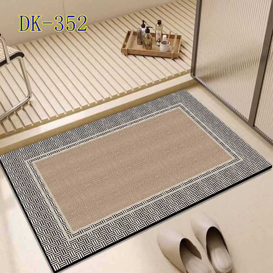 Luxe diatomiet mat antislip en sneldrogend voor in de badkamer_voghion.com