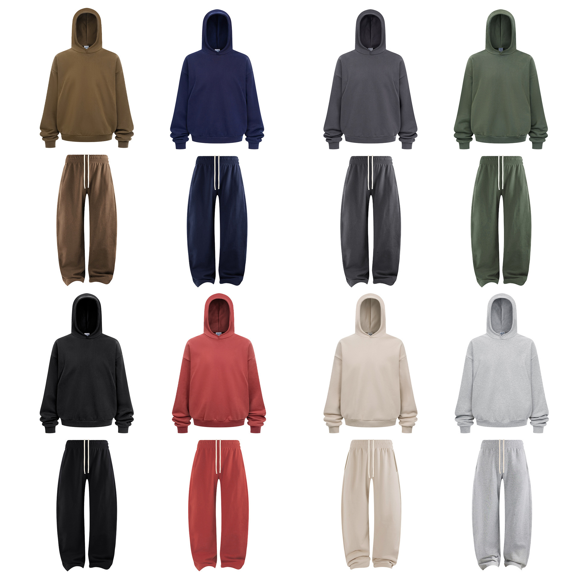 Chain tide chaqueta de hombre otoño y invierno nuevos productos fuente directa básica multifuncional más camisa encapuchada de terciopelo set de pantalones image 6