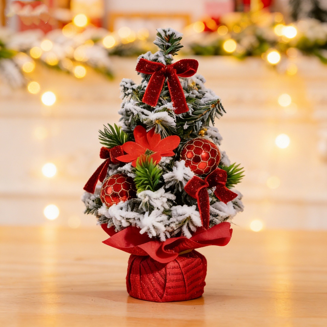 Árbol de joyería 20cm mini árbol decorativo de Navidad FESTIVAL DE Navidad centro comercial actividad decoraciones escritorio pequeño árbol