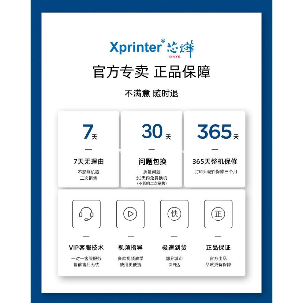 Термопринтер Xinxin XP-58IIH с чувствительной печатью 58 мм для чеков, для Meituan/Takeaway, подключение по Bluetooth