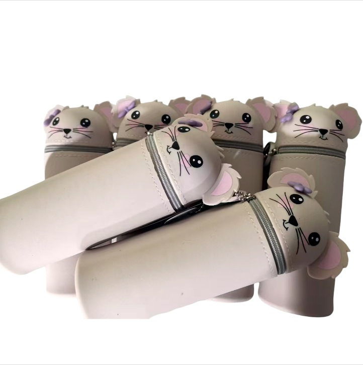 クロスボーダー伸縮シリコンペンホルダー動物コアラかわいい鉛筆ペンホルダーペンバッグ立体収納文具箱|undefined