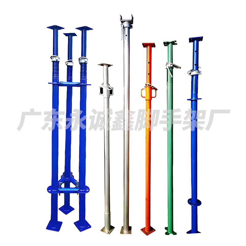 Soporte de acero de construcción galvanizado en caliente pulverización europea china en forma de U soporte de acero ajustable fabricantes en stock