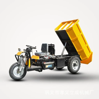 批发24马力柴油三轮车 工地混泥土运输三轮车 矿山专用柴油可定做