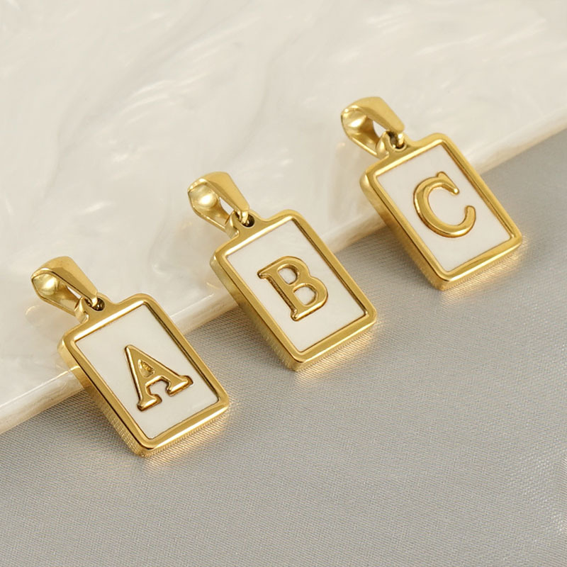 fashionable universal pendant stainless steel with letters