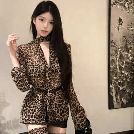 跨境短袖一件代发防晒衫v领长袖雪纺衬衫女上衣工厂直销
