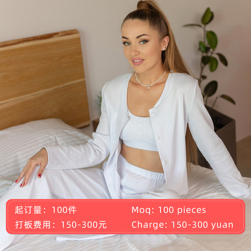 keep warm knitted breathable pijama