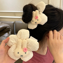 韓国のかわいい漫画のウサギのヘアゴム、髪を結ぶためのヘアロープ、見栄えの良い女の子の甘いヘアアクセサリー、新しいスタイル