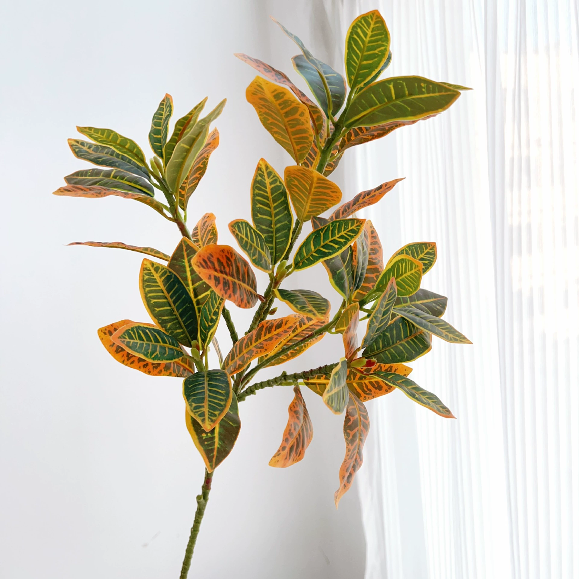 Искусственное зеленое растение меняющее цвет Древесная посыпка Баньян серый Лие счастливый лист растение Настенная Цветочная композиция лист цветочное украшение ландшафта