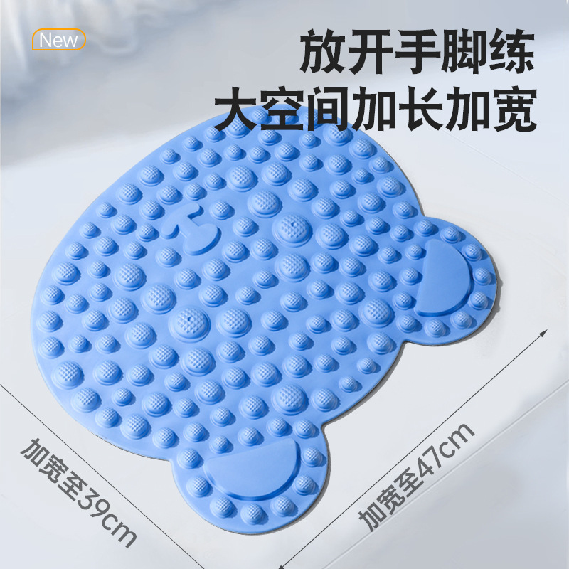 厂家直供指压板足底按摩垫家用超痛足脚底圆形脚垫趾压板超大号|undefined