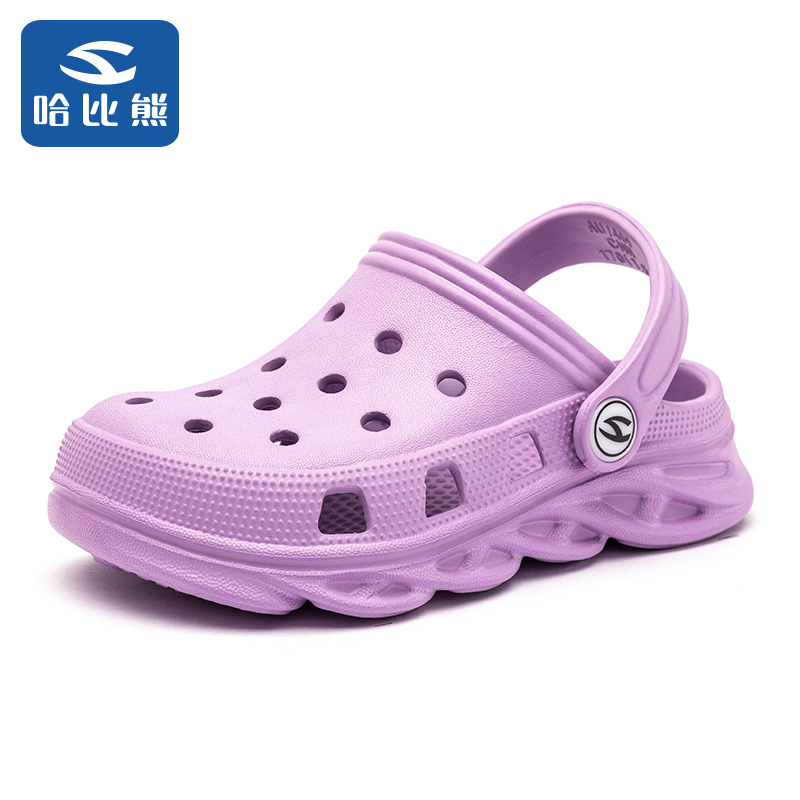 Zapatos para niños de Hobbit Bear Zapatillas para niños Zapatos con agujeros de eva 2024 Sandalias de verano para niñas Zapatos con agujeros de Baotou Zapatos para bebés