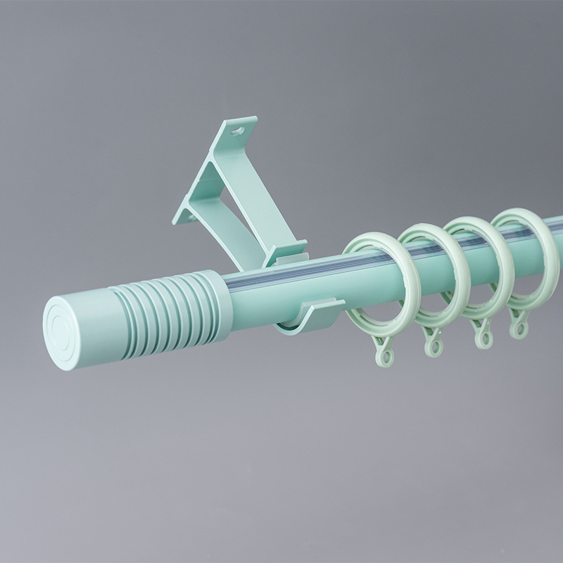 Moda gruesa de carga durable aleación de aluminio varilla romana de lujo cortina pista mudo Luz de lujo cortina varilla Romana