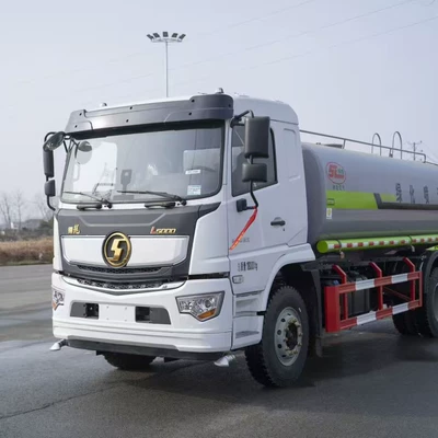 15-ton new Shacman Delong L5000 road sprinkler truck, landscaping fog cannon spraying truck, 30m spray truck