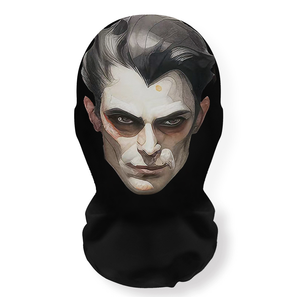 Cross-border Halloween Skull Series props parodia máscaras cubierta de cabeza nuevos productos spot todo el rostro protector solar extraño