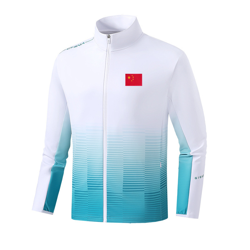 New Spring & Fall Chinese Team Sports Outwears for Men and Women Large Size Cardigans Casual Single Clothes Martial Arts Taekwondo Coach Training