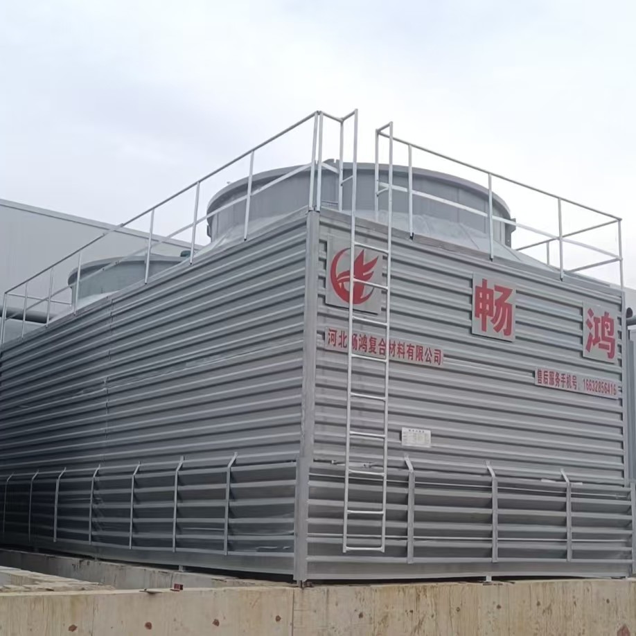 玻璃钢冷却塔开式方型逆流塔方形凉水塔工业小型散热开式塔降噪