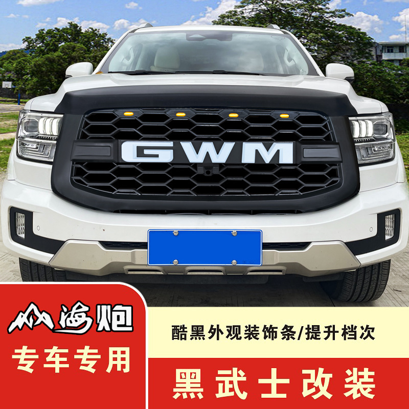 Shanhai gun modified Black Warrior modified Fender decoration medium mesh outer frame car logo fog lampshade door bowl handle Shanhai gun modified Black Warrior modified Fender decoration medium mesh outer frame car logo fog lampshade door bowl handle