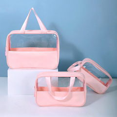 Transparent makeup bag travel toiletry bag beach waterproof storage bag, high-end, lightweight, Instagram-style makeup bag, wholesale.