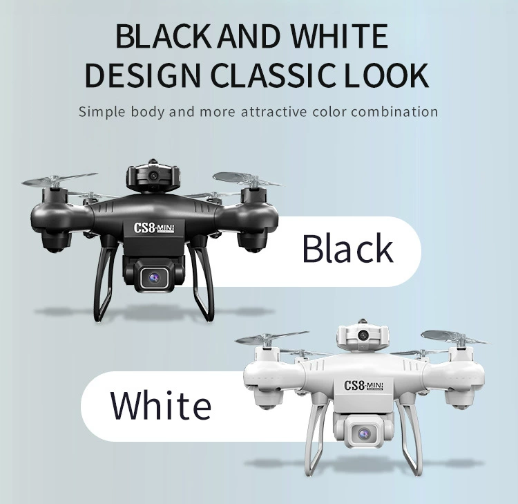 Mini Dron RC 4k CS8MINI en vuelo