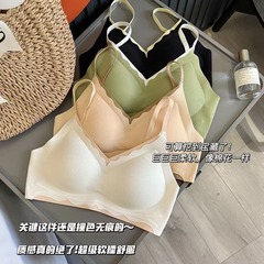 固定杯无痕内衣女小胸聚拢上托收副乳薄款运动无钢圈软支撑文胸罩