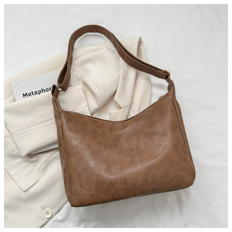 PU Große Kapazität Damen Tote Beliebte Mode Schulter Umhängetasche_voghion.com