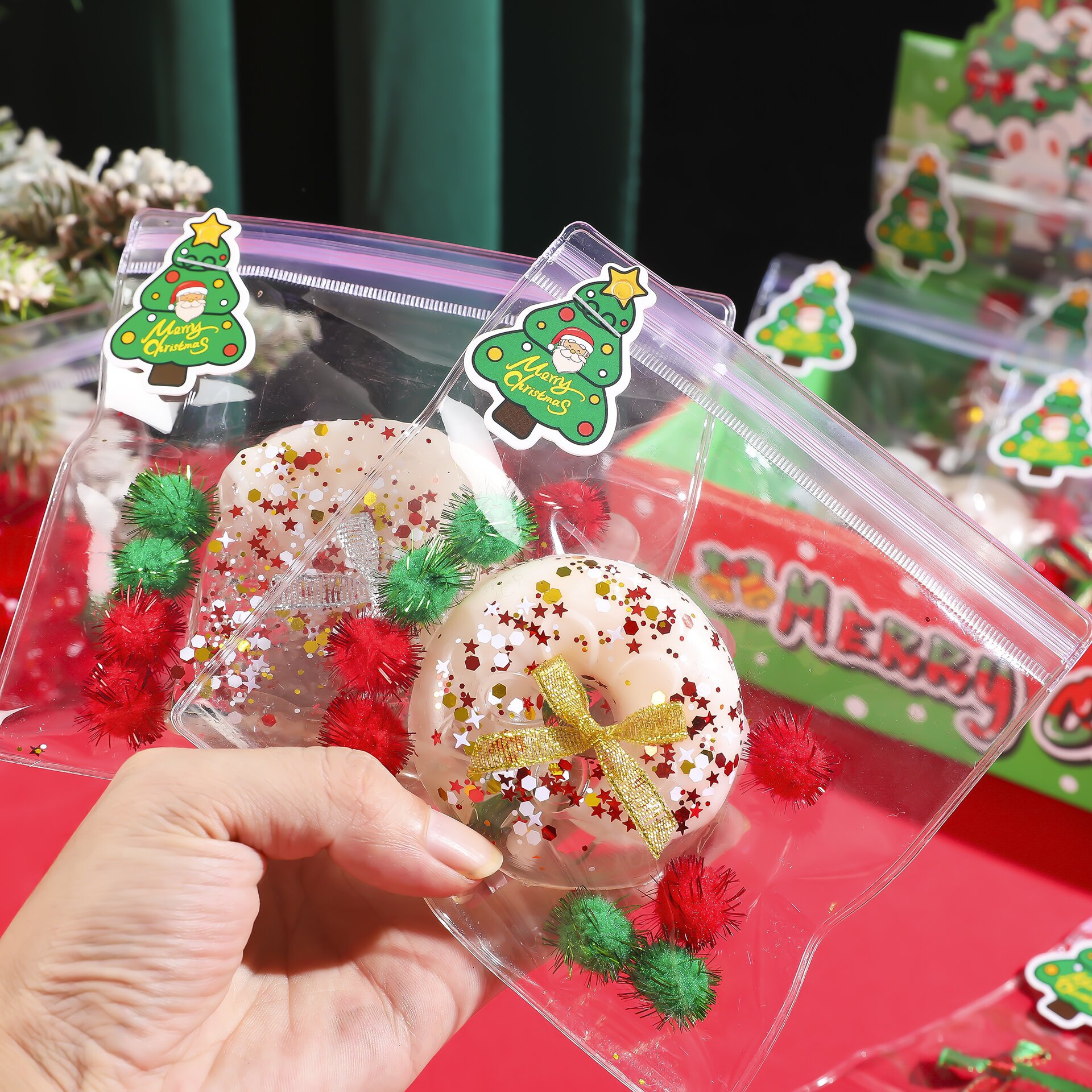 B12 en Navidad pellizco pellizco sensación de atmósfera pellizco pellizco estilo de juguete de descompresión pellizco pellizco bolsas ciegas