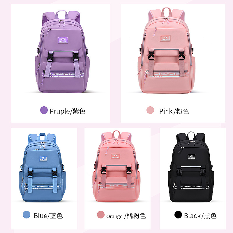 Sésamo bebé nuevo estudiante de la escuela primaria mochila 6-12 años ligero casual de gran capacidad niños y niñas mochila niños bolsa