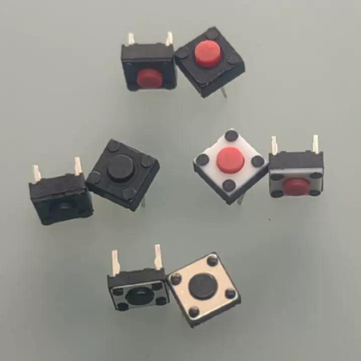 鼠标轻触开关2DV/方形微动 2.5、3.5、3.8高有声/无声 静音开关