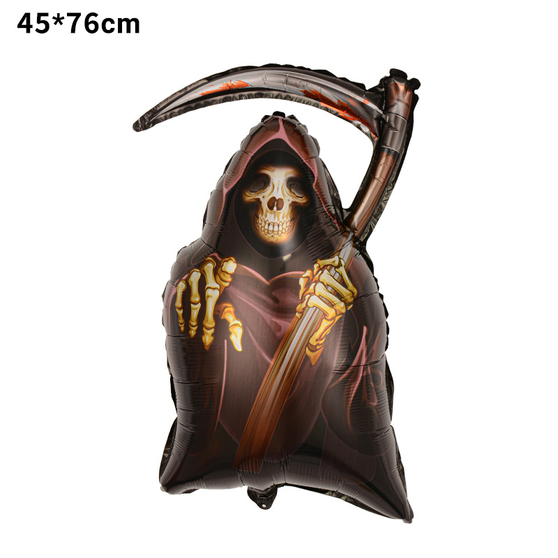 Nuevo globo de Halloween decoración de película de aluminio globo Wansheng tema fiesta diseño especial-en forma de globo de dibujos animados