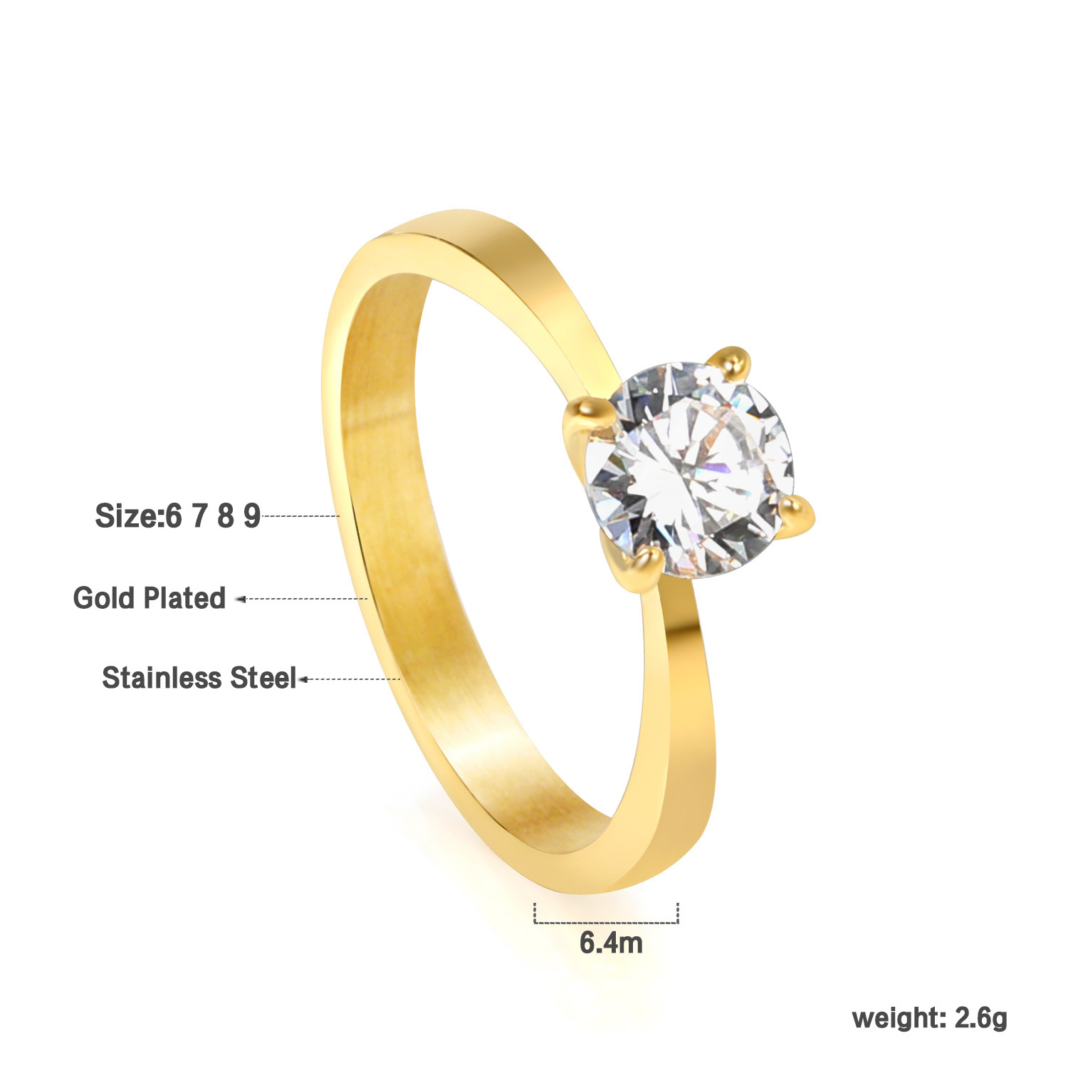 Sparkling Designer Ring For Women, Elegant And Comfortable Piece_voghion.com