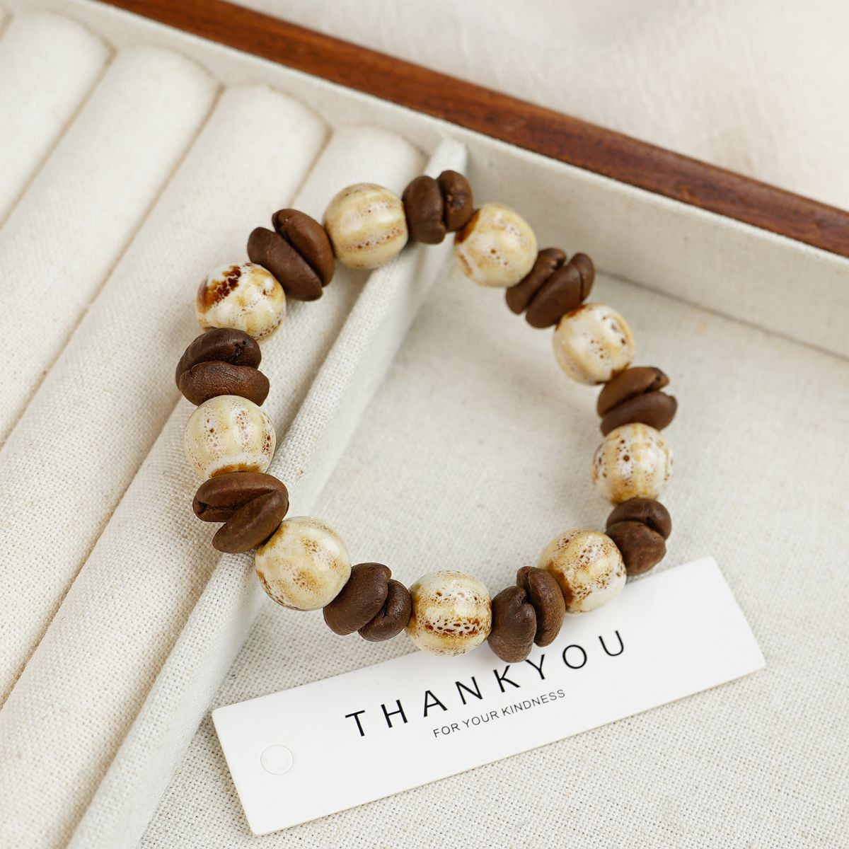 Jingdezhen pulsera de cerámica de verano mujer alta sensación galletas serie de gatos nicho diseño universal pulsera alta sensación