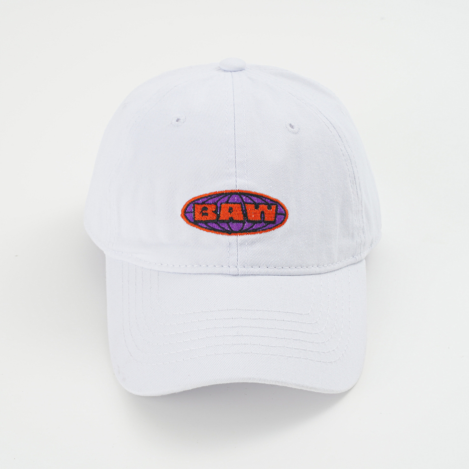 Nueva letra bordada algodón Sudor-absorbente casquillo enarbolado a principios de otoño gorra de béisbol
