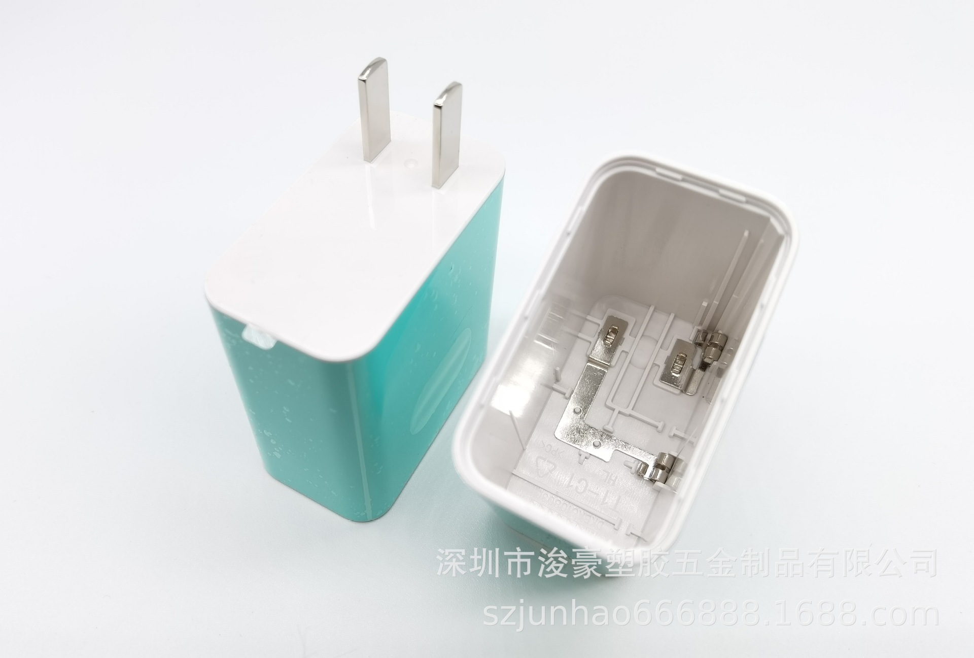 【厂家现货】66W中规USB环葆防火 超极快充闪充外壳 电子塑胶外壳