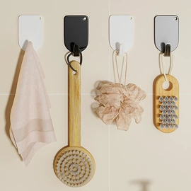 衣钩/挂钩;收纳架;拖把架